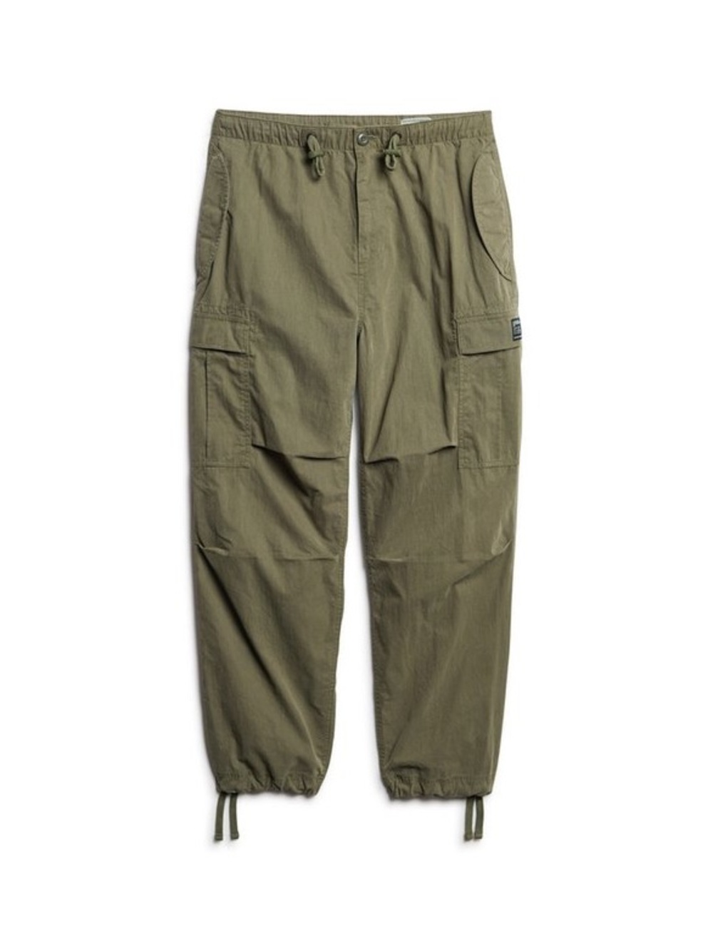 Superdry womens 32 x 32 parachute grip olive green cargo trouser pants EUC